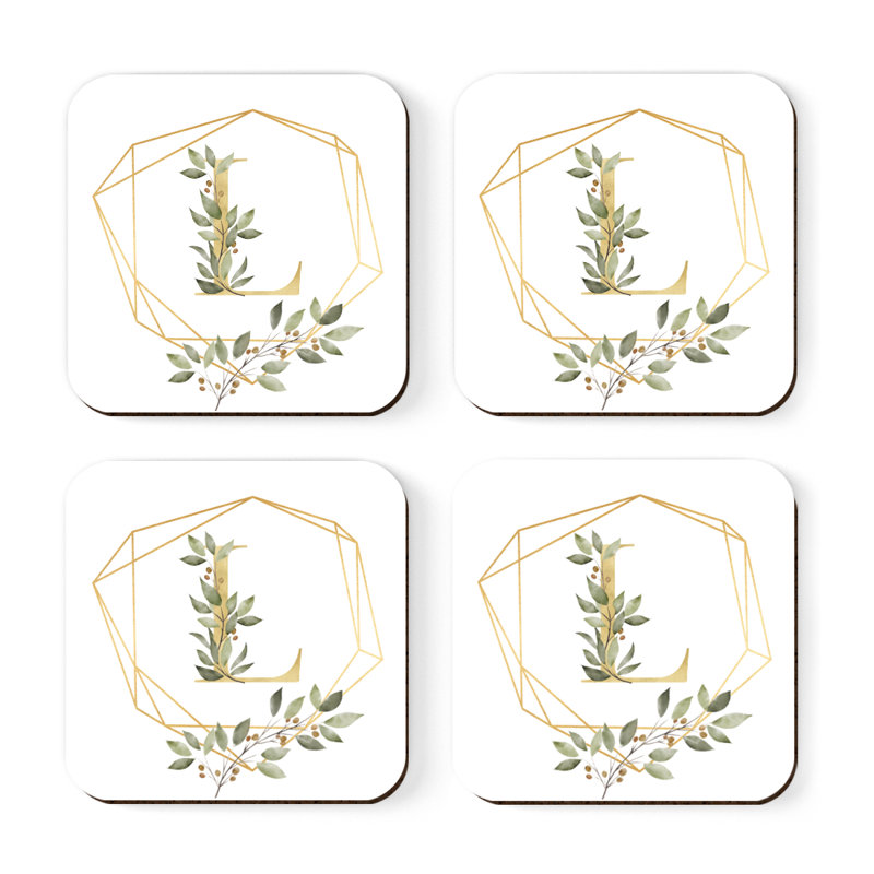 Sous-verres Café à monogramme, L