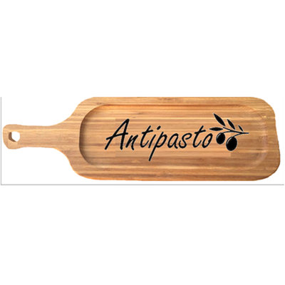 Prep & Savour Bamboo Antipasto Cutting Board