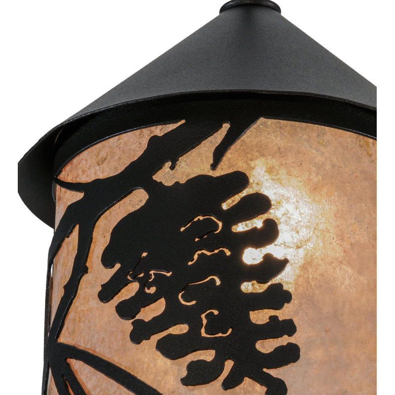 Luminaire suspendu cylindrique 1 lumières, Noir gras