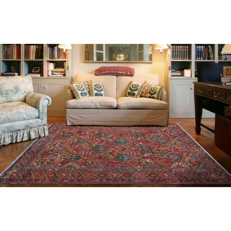Gonneke One-of-a-Kind 6'11" X 9'11" 1980s Wool Area Rug