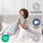 Bed-in-A-Bag Reversible Comforter Set with Bed Sheets-103089520-103089521