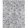 Raymon Silk Abstract Area Rug in Blue
