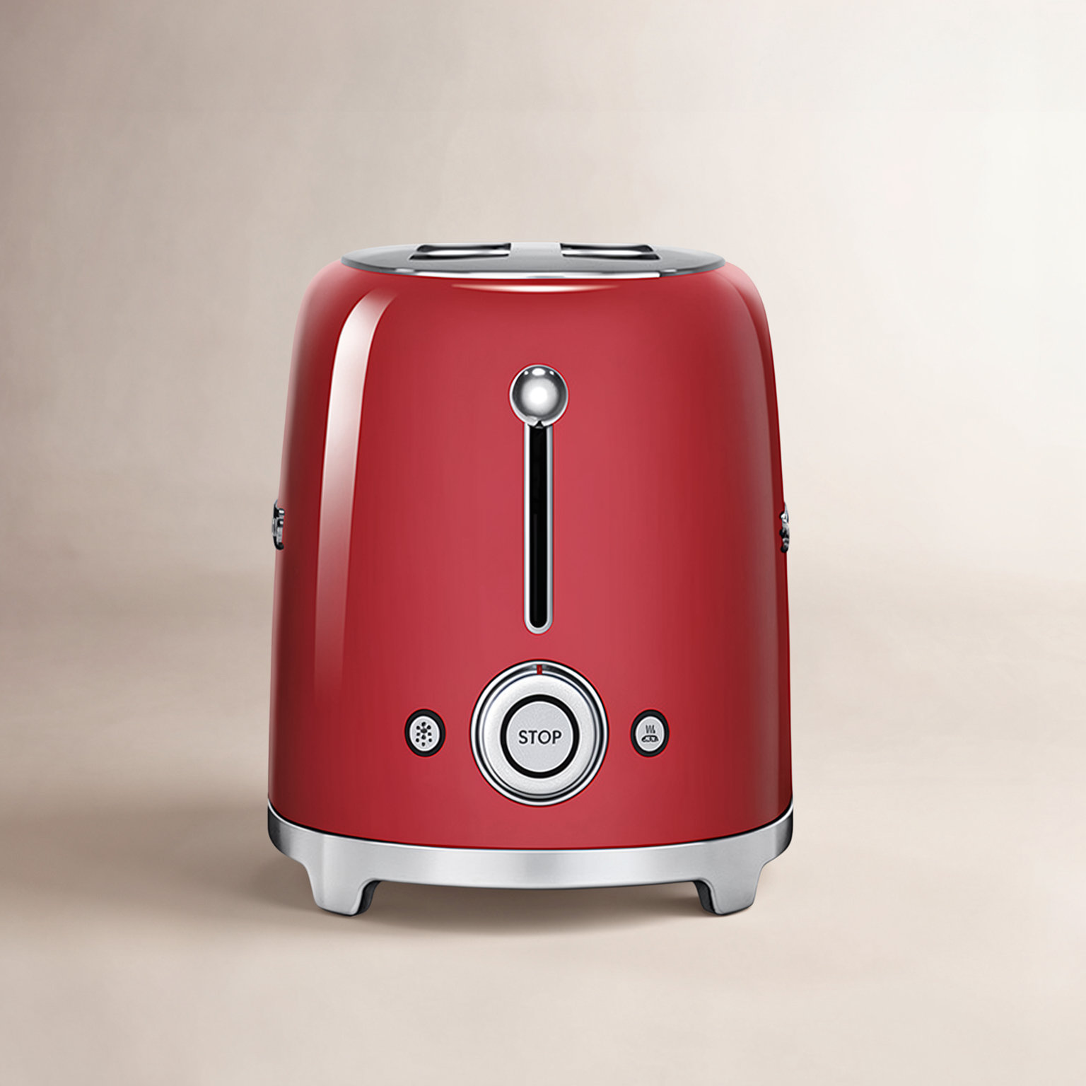 SMEG 50s Style 2-Slice Toaster, Red