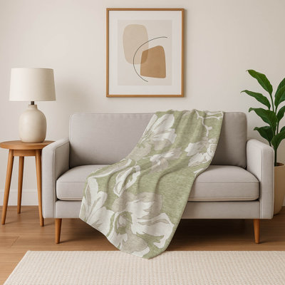 Addison Machine Washable Sherpa Throw Blanket