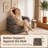 Boneless Convertible Corduroy Sleeper Sofa Bed, 3-Position (Sofa/Recliner/Bed) with High-Density Foam, No Assembly Required, Vacuum-Compressed for Easy Shipping-180198932