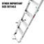 - Step Lightweight Folding Attic Ladder