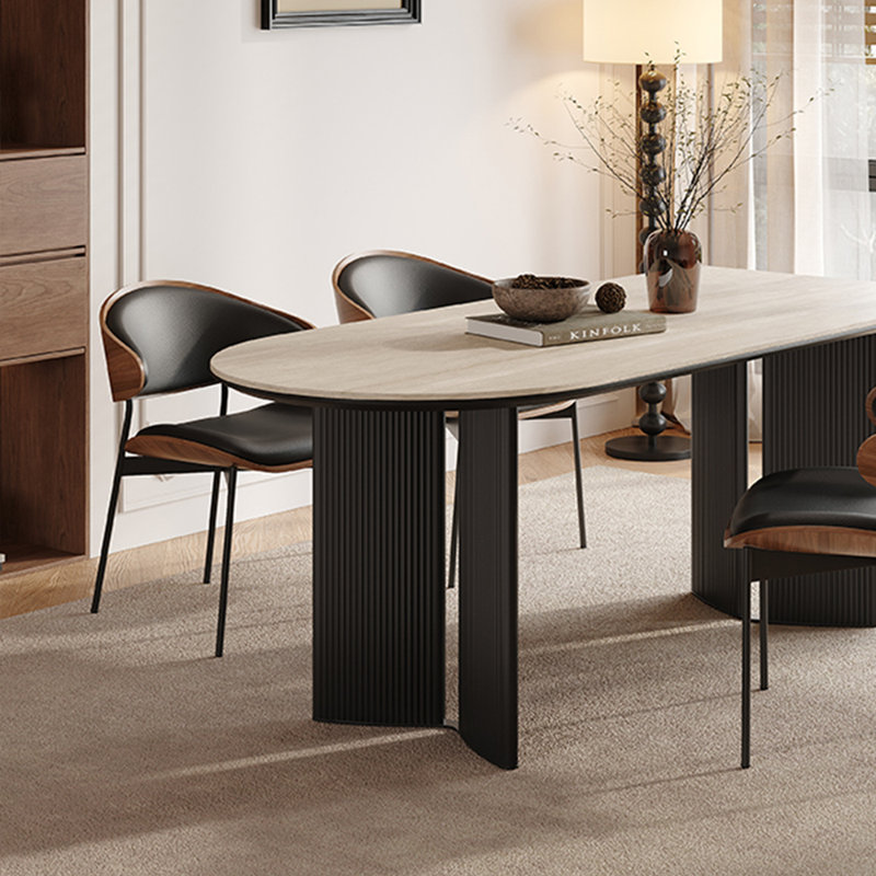 Ensemble simple et élégant de table et chaises de salle à manger, 7