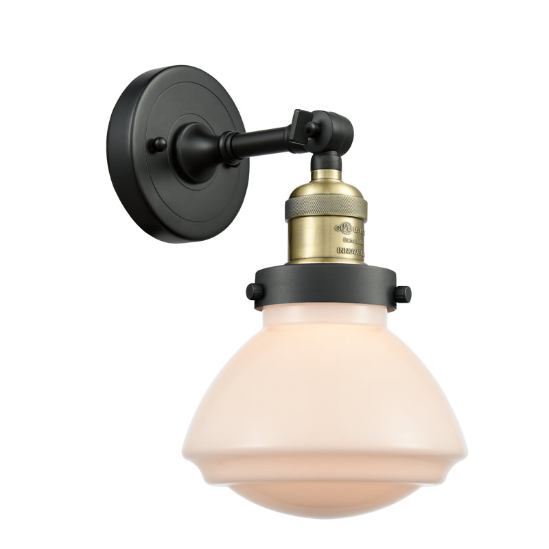 Applique murale articulée 1 lumière à intensité variable Chesterville, Ampoule DEL 6 watts Vinage, Blanc mat