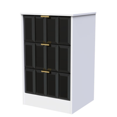 Arnesto 45cm W Manufactured Wood Bedside Table