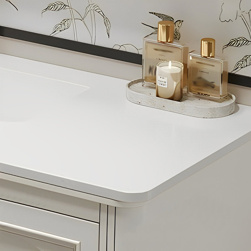 Armoire de salle de bain française, H 31,49 po x l 74,8 po x P 21,65 po