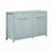 Modern Wave-Pattern Console Table with 2 Drawers and 4 Doors-950686944
