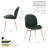 Gleno 18.11'' H Velvet Upholstered Side Chair-1959705490