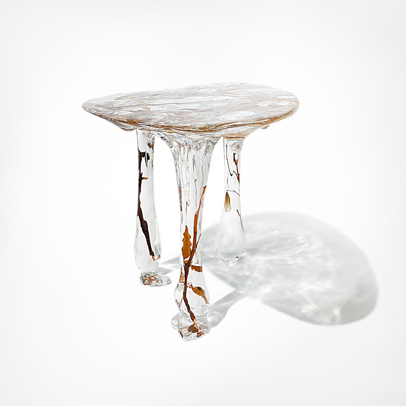 Crystal Branched Adorned Coffee Table