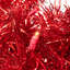 Pre-Lit Artificial Tinsel Christmas Wreath - 24" - Clear Lights-106854116