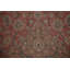 Tapis traditionnel rose à motif floral 10 x 13