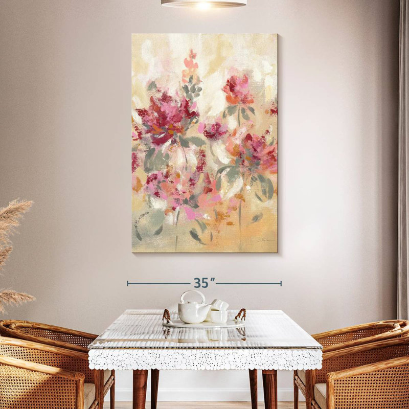 Avery Rustic Floral Reflections I, 51" H x 34" W