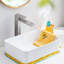 Robinet de salle de bain, robinet de salle de bain à poignée simple avec bonde escamotable, sans trop-plein