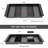 Large Size Under Desk Slide Out Pencil Drawer With Adjustable Space Divider Design For Storing Pencil And Office Accessories, Underdesk Pull Out Tray Organizer Mounted For Sit Stand Workstation