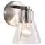Meuble-lavabo 1 lumière Spruill - verre transparent-2078592901