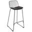 Cayuse Upholstered Counter Stool with Metal Frame-255238773