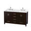 Sheffield 60" Freestanding Double Bathroom Vanity with Quartz Top-58437543-58437542-58397245