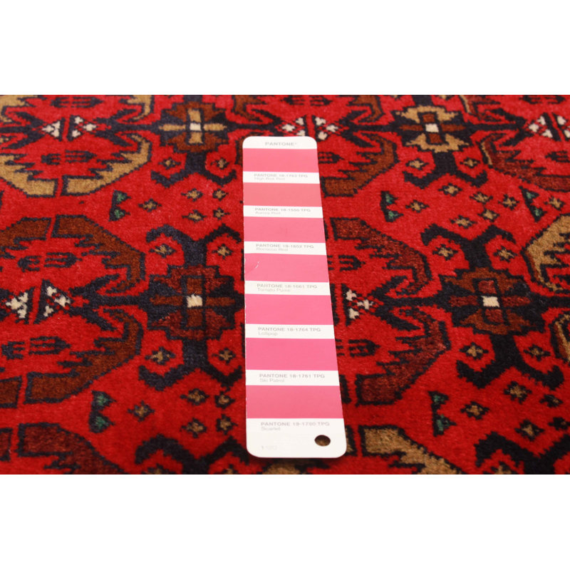 Teimani Red Rug 3'2" x 4'10"
