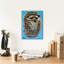 «Blue Hedgehog» par Carolee Vitaletti, art mural sur toile-101715149