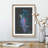 Looking at Times Square in New York in Abstract - Picture Frame Graphic Art Print-55759979-55759978