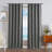 Nautica Robin Synthetic Solid Color Room Darkening Thermal Back Tab/Rod Pocket Single Curtain Panel-64819176-64819177