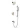 Luviah 1-Spray Tub and Shower Faucet Combo with Round Showerhead and Handheld Shower