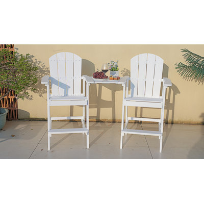 All-Season Outdoor Lounge Chair, Adirondack Bar Chair