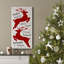Toile tendue avec châssis North Pole Reindeer-409499268
