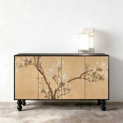 Aesthetic retro art sideboard cabinet