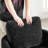 Swivel Accent Chair, Chenille Fabric Barrel Chair For Living Room,Black-671186240