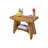 Ripley Teak Rectangular, EcoDecors, Serenity, Teak Shower Bench, small teak shower seat, in Earthy Teak-1702262836