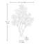 Grand arbre banian artificiel en soie 7 pi avec des feuilles d'aspect naturel pour un décor intérieur / extérieur
