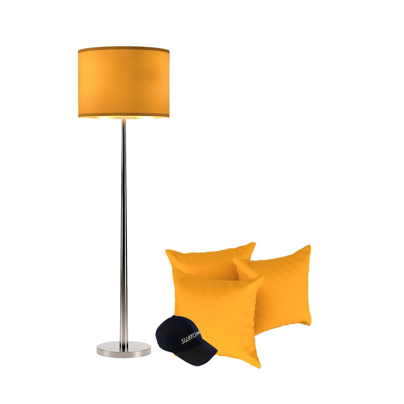 Lampe sur pied 61 ", Orange