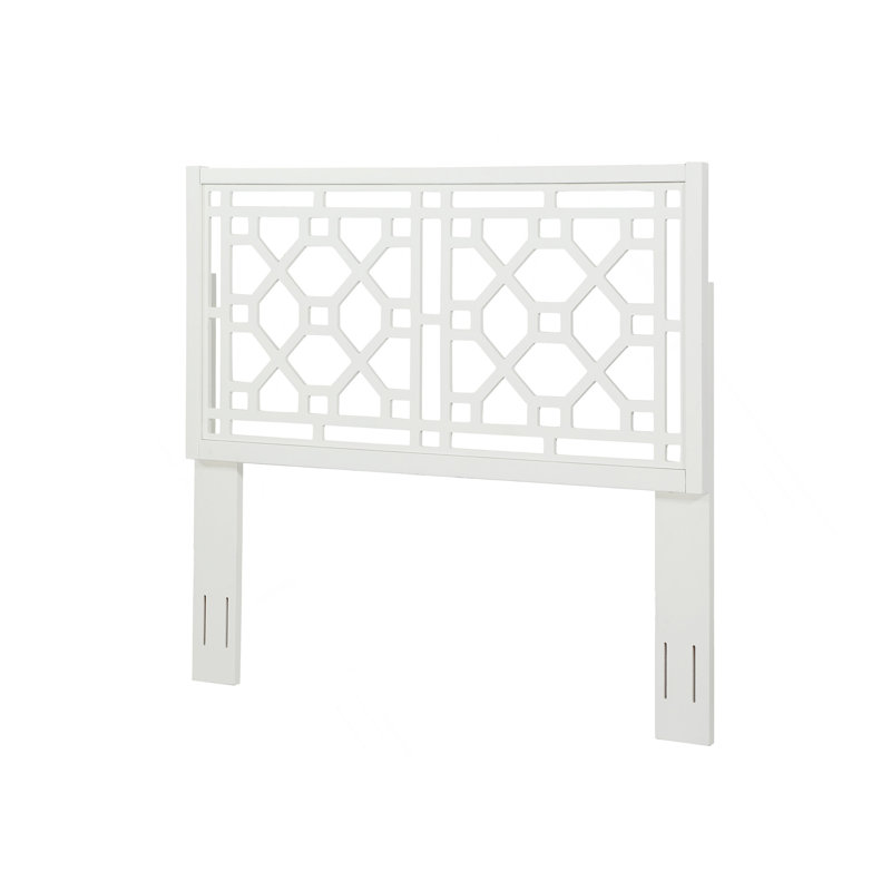 Tabor Chippendale White Headboard - Queen/Full, Queen