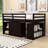 Elieser Kids Twin Loft Bed with Drawers-983571393