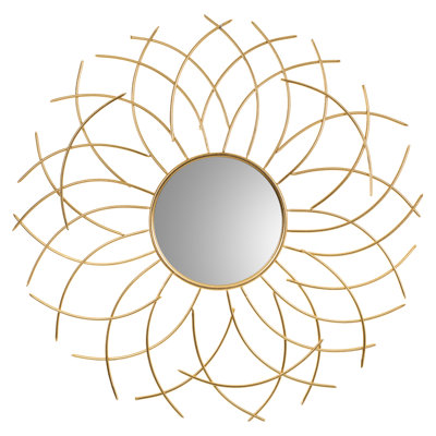 Radovanova Metal Flat Wall Mirror