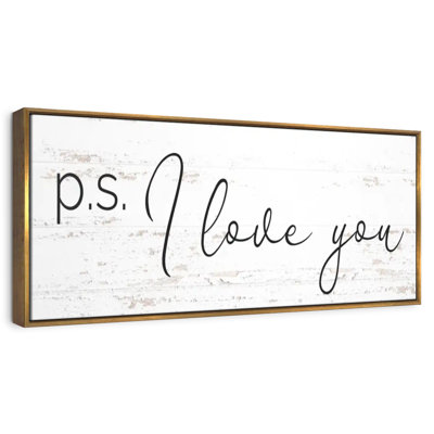 P.S. I Love You, typographie