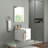 Wall-mounted Vanity With Soft Close Ceramic Basin Elegant Glossy White Bathroom Solution