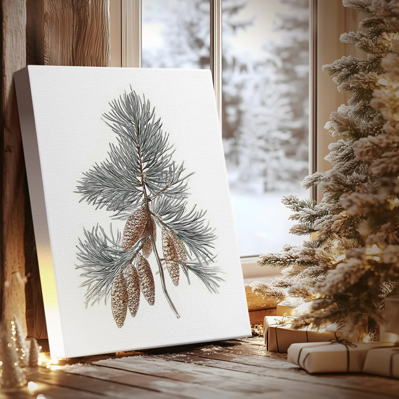 Toile tendue avec galerie Pearled Eve Lane, H 60 po x l 40 po