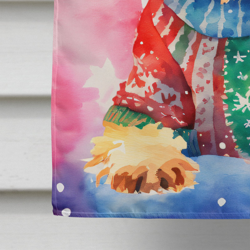 Double Sided Polyester Christmas, 40" H x 28" W