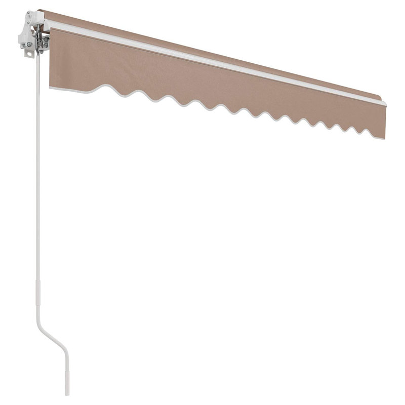 Brayden Studio 300cm W x 250cm D Polyester Cover Retractable Patio Awning