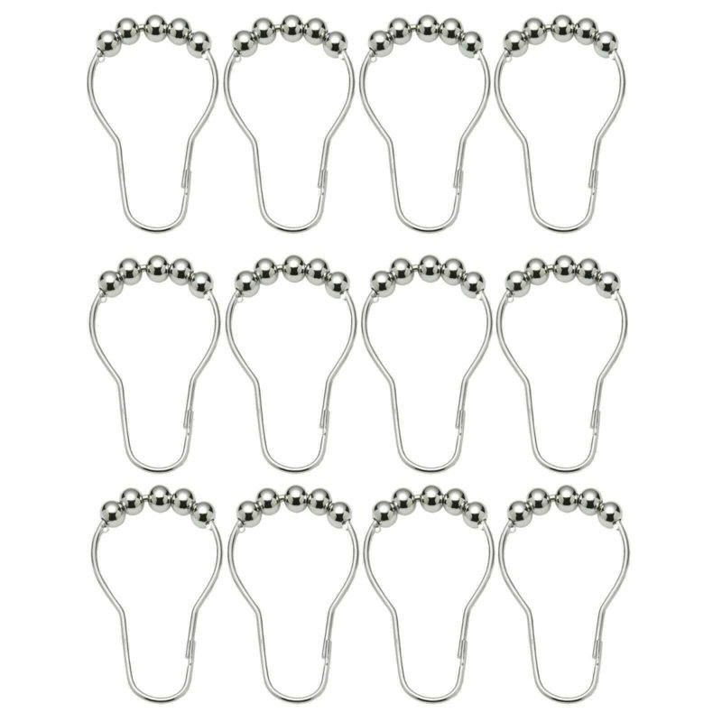 Geometric Shower Curtain with Hooks Included