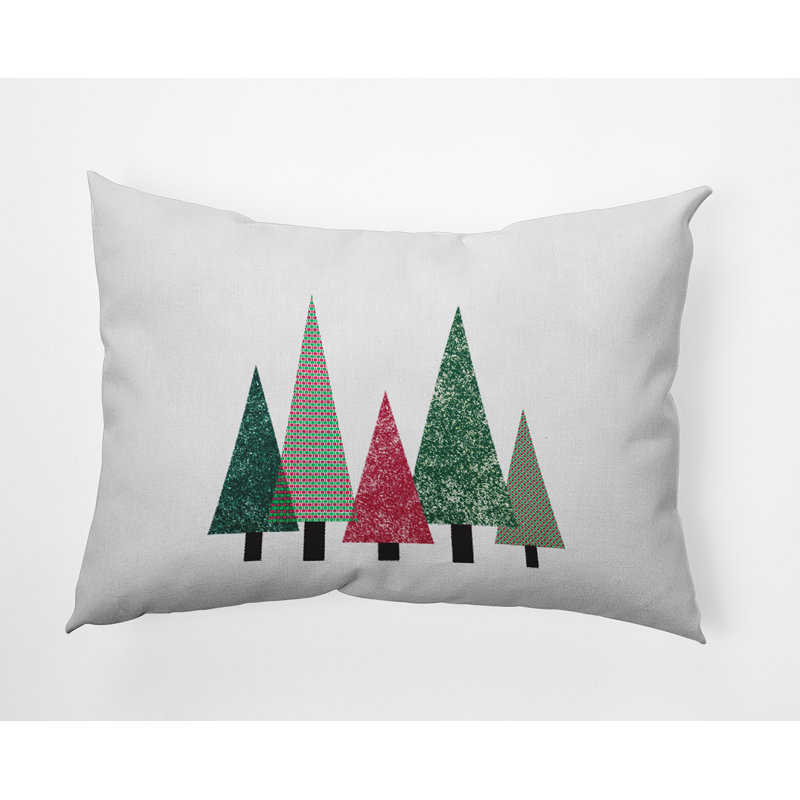 Outdoor Reversible Throw Pillow, 14" x 20", Rectangular