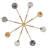 Oberon 8-Light Sputnik Modern Linear Chandelier-111732590