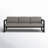 Smith 84.25'' Wide Rectangle Powder Coated Aluminum Patio Sofa with Sunbrella® Cushions-941638541-971665148