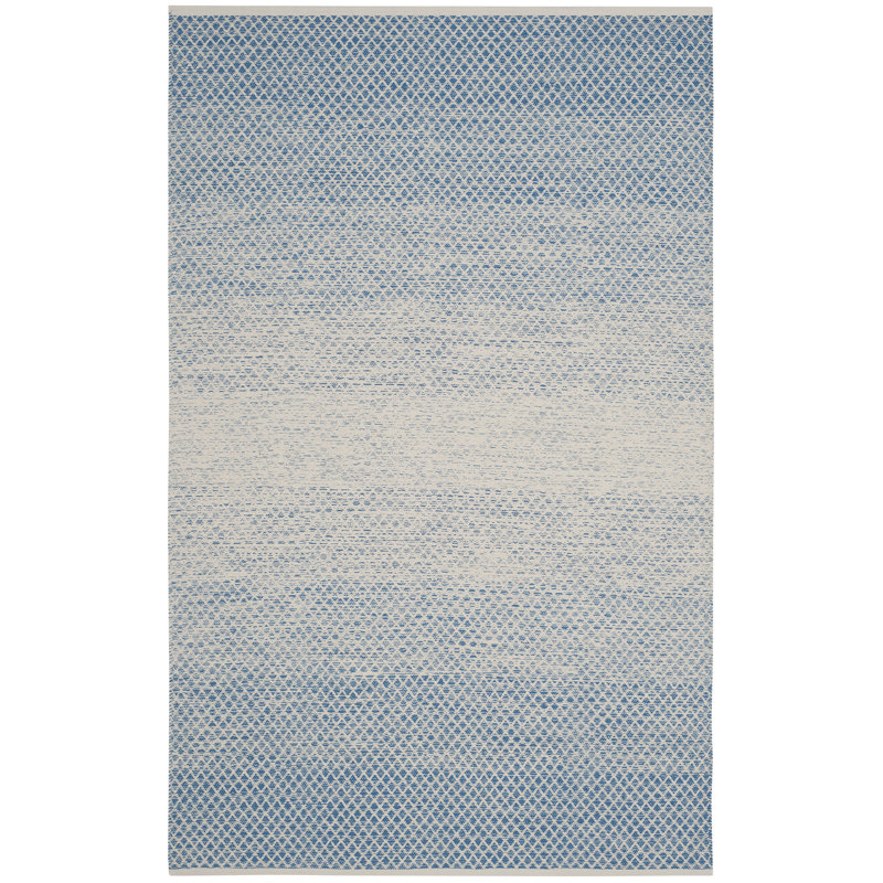Aitken Hand Woven Cotton Geometric Rug, Rectangle 3' x 5'